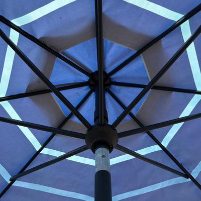 Umbrella & Wrought Iron Umbrella Base (D-SF)