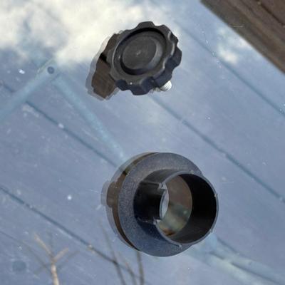 Umbrella & Wrought Iron Umbrella Base (D-SF)