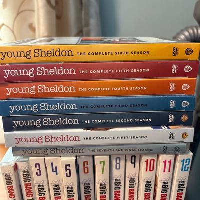 The Big Bang Theory & Young Sheldon DVDs
