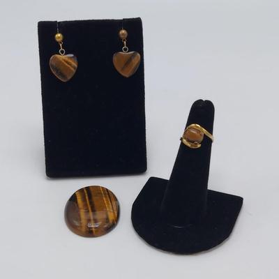 Tigers Eye Jewelry w/ Sterling Silver & More (ST-BBL)