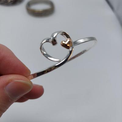 Sterling Silver Spoon Rings & Cuff Bracelets (ST-BBL)