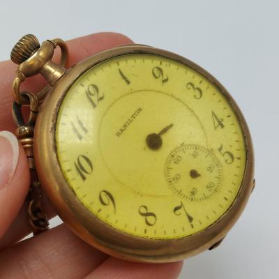 Elgin, Hamilton, & Consumate Pocket Watches (ST-BBL)