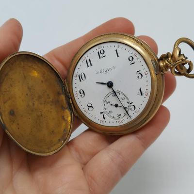 Elgin, Hamilton, & Consumate Pocket Watches (ST-BBL)