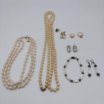Pink Pearl Necklace & More (ST-BBL)