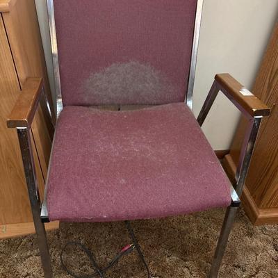 Groovy chair (has car hair on it)