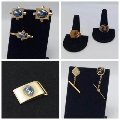 Men's 10K Vintage Jewelry Incl. Rings, Cufflinks & More (ST-BBL)