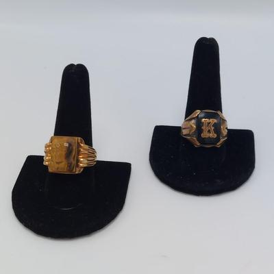 Men's 10K Vintage Jewelry Incl. Rings, Cufflinks & More (ST-BBL)
