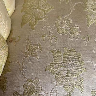 Victorian-Style Upholstered Parlor Armchair