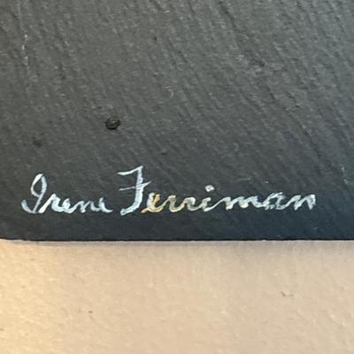 Irene Ferriman painted birds on Slate - 5 pcs