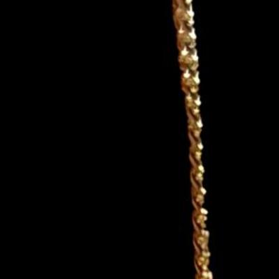 14kt Gold Curb Link Bracelet 7.5 inch