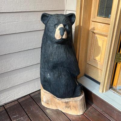 Carved Maplewood Bear (FY-BC)