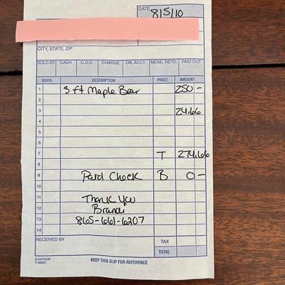 Carved Maplewood Bear (FY-BC)