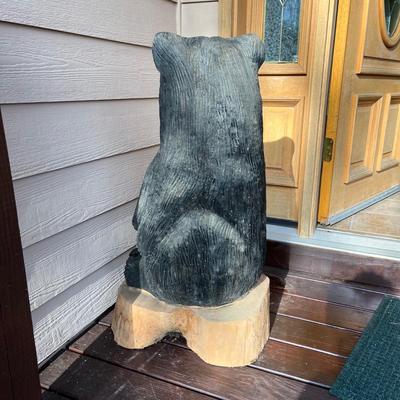 Carved Maplewood Bear (FY-BC)