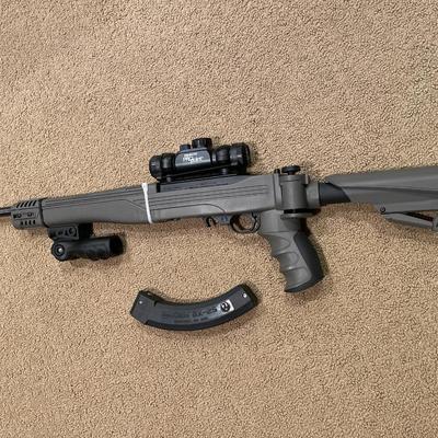 Ruger 10/22 Tactical 22LR Semi-Auto Rifle with Tactical Gray Folding Stock