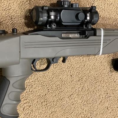 Ruger 10/22 Tactical 22LR Semi-Auto Rifle with Tactical Gray Folding Stock