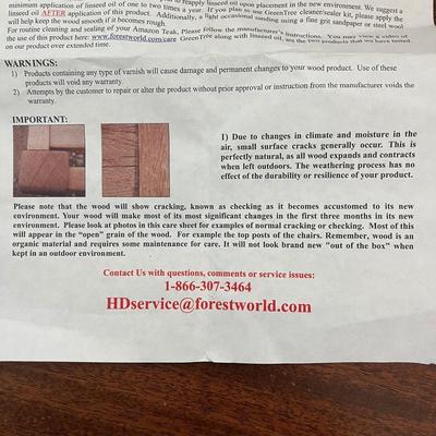 Amazon Teak Wood Chairs (FY-BC)