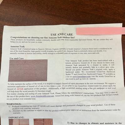 Amazon Teak Wood Chairs (FY-BC)