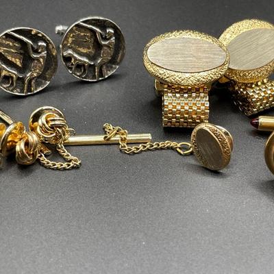 Cufflinks and tie clips