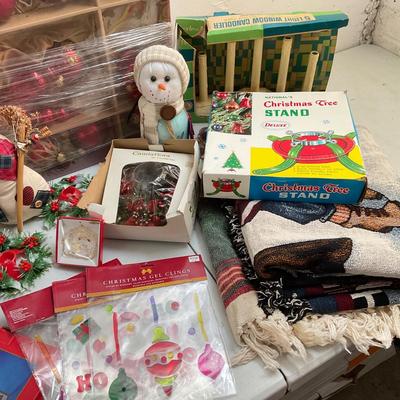 711 Large Lot of Glass Christmas Balls , and Home Decor