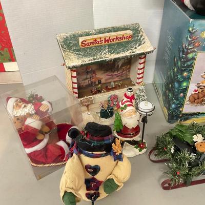 714 Holiday Santa Figures and Home Decor