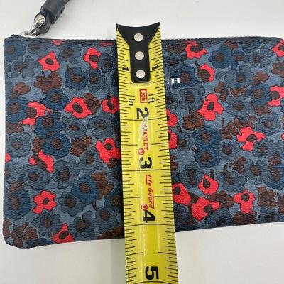 Coach Floral Zip Wristlet