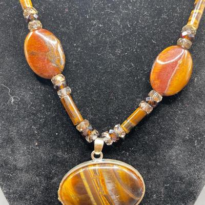 Tiger eye necklace