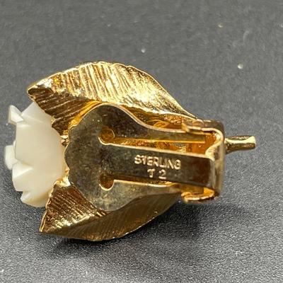 Sterling clip ons and matching necklace