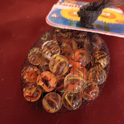 4 UNOPENED BAGS OF MARBLES