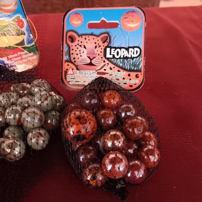 3 UNOPENED BAGS OF MARBLES
