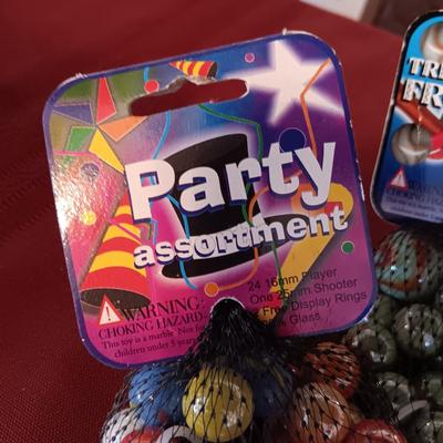 3 UNOPENED BAGS OF MARBLES