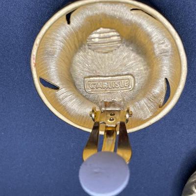 Carlisle clip on earrings