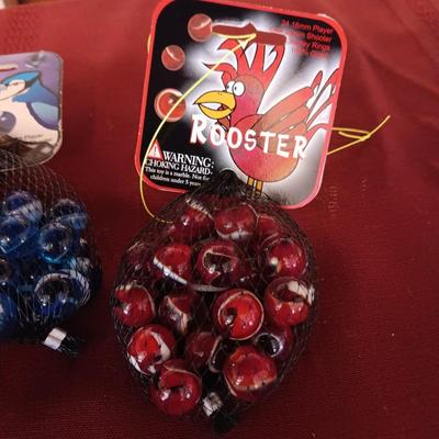 4 UNOPENED BAGS OF MARBLES