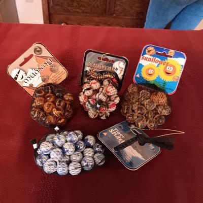 4 UNOPENED BAGS OF MARBLES