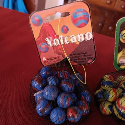 3 UNOPENED BAGS OF MARBLES