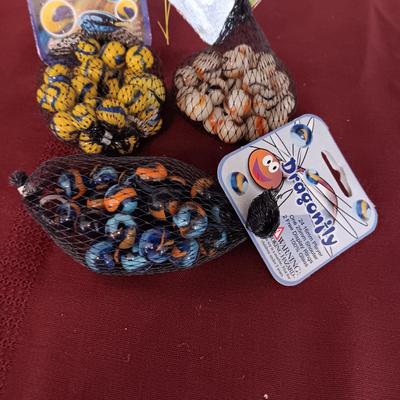 3 UNOPENED BAGS OF MARBLES