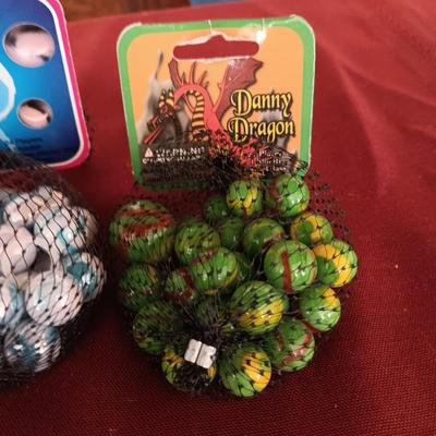 3 UNOPENED BAGS OF MARBLES