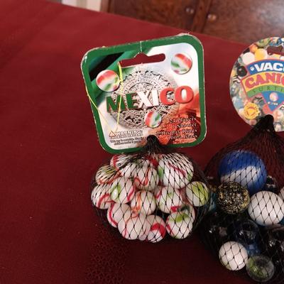 3 UNOPENED BAGS OF MARBLES