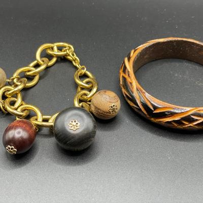 Wood jewelry