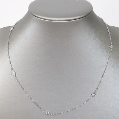 LOT 26: Sterling 925 Eastern Star Society Pendant and Chain with Sterling and Crystal Gemstone Necklace & Thin Sterling Chain