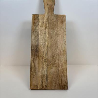 LOT 28: Wooden Charcuterie Boards, Vintage Wear-Ever Citrus Juicer, Crocheted Potholders, A. Loercher Earthenware/ Pottery Pie Plate...