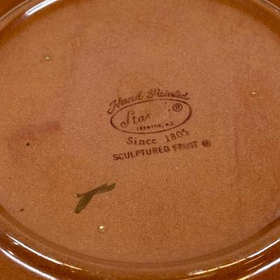 LOT 32: Vintage Stangl Pottery "Sculpted Fruit" Dinnerware Collection
