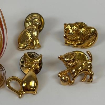 LOT 33: Argentos SC Made w/Swarovski Crystals, Lane Cedar Mini Chest, Chic & Tonic Bangle Flask, Floral Compact & More