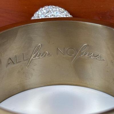 LOT 33: Argentos SC Made w/Swarovski Crystals, Lane Cedar Mini Chest, Chic & Tonic Bangle Flask, Floral Compact & More