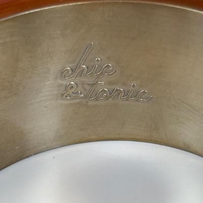 LOT 33: Argentos SC Made w/Swarovski Crystals, Lane Cedar Mini Chest, Chic & Tonic Bangle Flask, Floral Compact & More