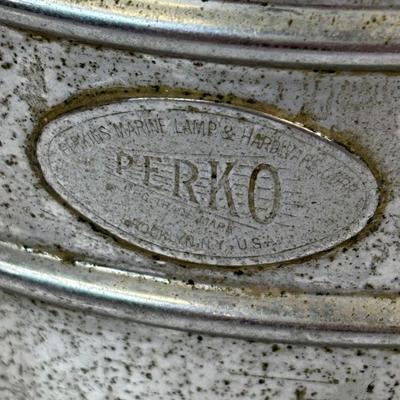 LOT 34: Vintage Perko Perkins Marine Lamp & Hardware Corp. Compass Binnacle