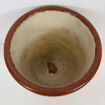 LOT 35: Hand-Crafted Native American Doll Doorstop, Native American Wedding Pitcher, Brown Glazed Stoneware Crock