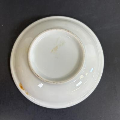 LOT 36: Vintage What-Not Collection: Miniature Parke's Coffee Tray, Ivanhoe Geometric Libbey Glasses, MCM Faux Wooden Duck, Made in...