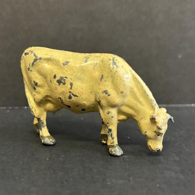 LOT 36: Vintage What-Not Collection: Miniature Parke's Coffee Tray, Ivanhoe Geometric Libbey Glasses, MCM Faux Wooden Duck, Made in...