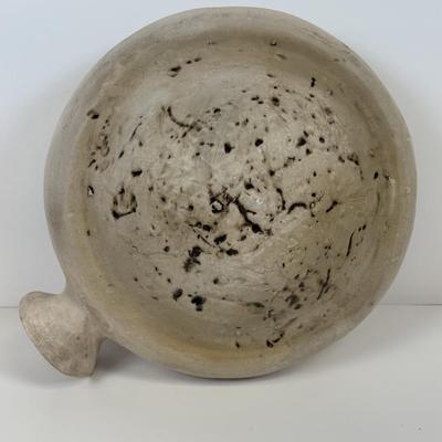 LOT 37: MCM Studio Art Pottery Moon Sculpture Vase/ Lunar Flask