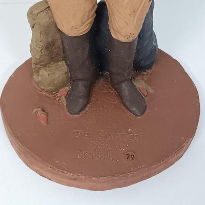 LOT 41: Tom Clark 'The Aviator' 1984 Signed Figurine with NIB Academy P-40E Model Kit & Frank Capra's WWII Documentary...